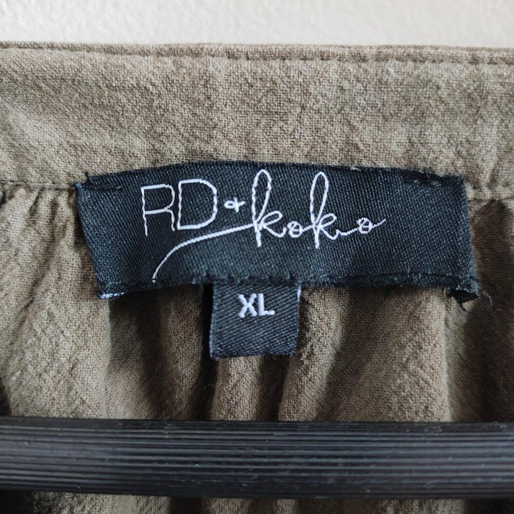RD + KOKIO For Anthropologie Embroidered Top/Jacket - Picture 2 of 12
